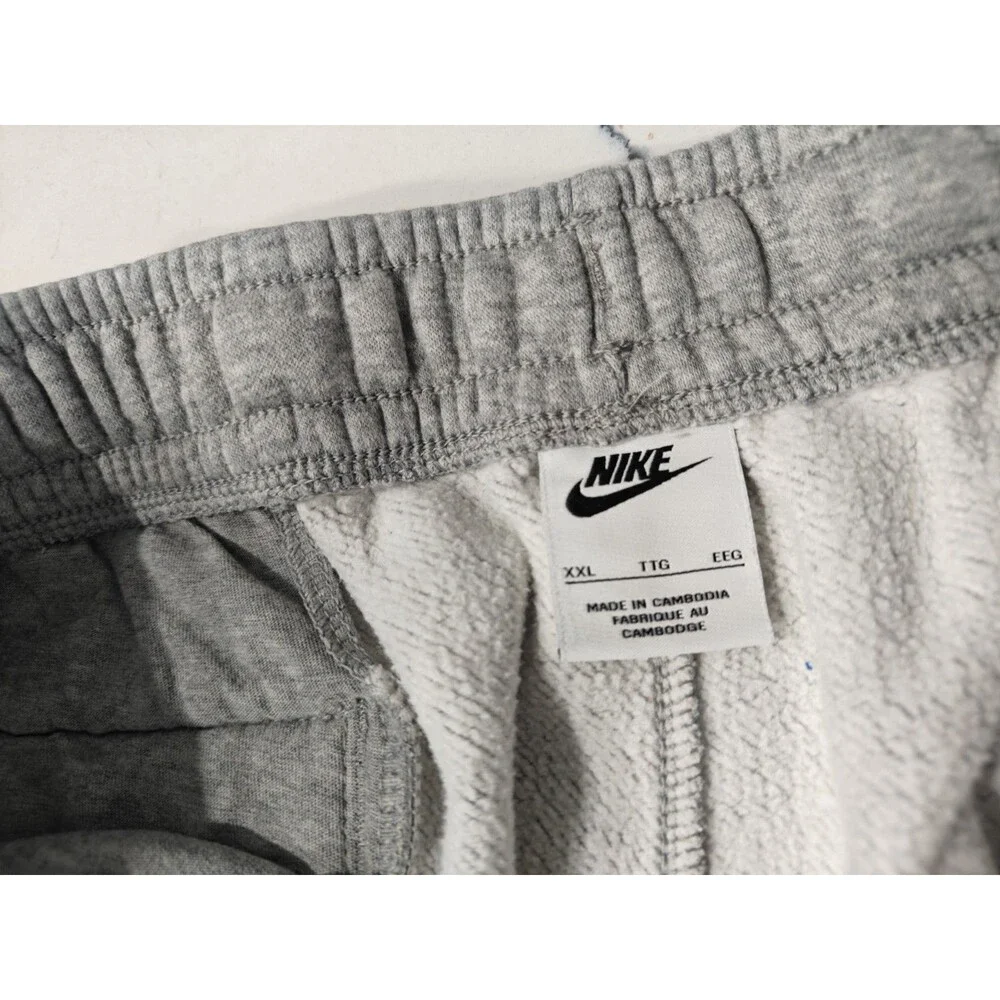Nike Sportswear Club Fleece Joggers Sweatpants Mens Size 2XL Gray BV2671-063